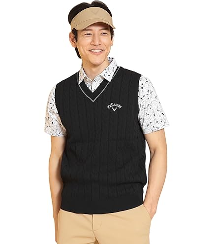 【即発送】ゴルフ メンズ ジーフォア ノースリーブ ベスト セーター（グレー） 楽天市場】オークリー ゴルフ ウェア メンズ スカル セーター